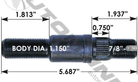 E-9007-Round Collar Should Stud, (product_type), (product_vendor) - Nick's Truck Parts