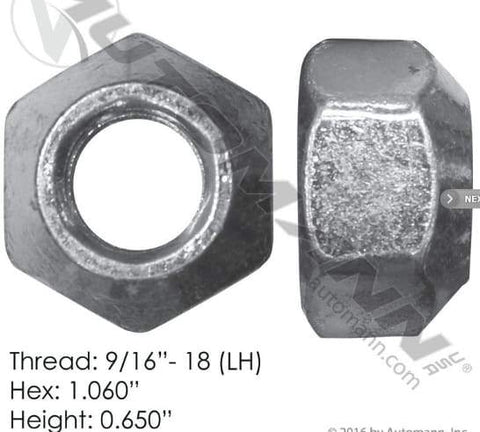 E-9012L-Disc Wheel Nut, (product_type), (product_vendor) - Nick's Truck Parts