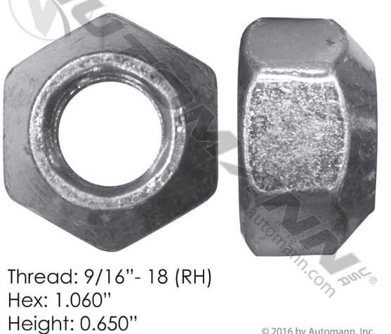 E-9012R-Disc Wheel Nut, (product_type), (product_vendor) - Nick's Truck Parts