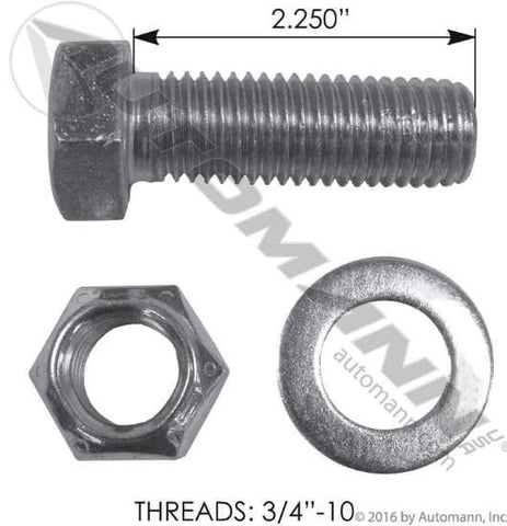 E-9262-Drum Bolt Assembly, (product_type), (product_vendor) - Nick's Truck Parts