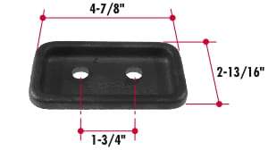 E256-Mack Upper Wear Plate, (product_type), (product_vendor) - Nick's Truck Parts