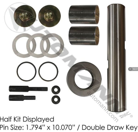 FKP-105-B-Standard King Pin Kit 1989-1991 Ford CF, (product_type), (product_vendor) - Nick's Truck Parts