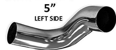 FL-15653-002-5in.2-Bend OD/OD Left Chrome, (product_type), (product_vendor) - Nick's Truck Parts
