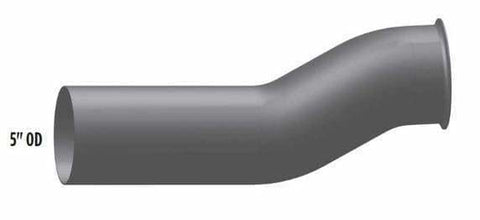 FL-21016-002-5in. 2-Bend OD/Flare Turbo, (product_type), (product_vendor) - Nick's Truck Parts