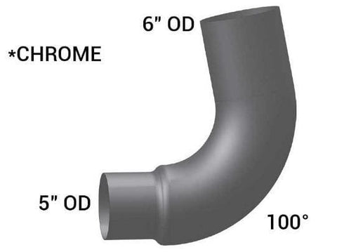FL-6100C-100 Degree Elbow-6 Inch Reduced to 5 Inch, (product_type), (product_vendor) - Nick's Truck Parts