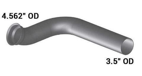 FT-5246X-3.5in.2-Bend Flare Turbo ALZ, (product_type), (product_vendor) - Nick's Truck Parts