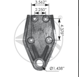 GMC465-GM Spring Hanger, (product_type), (product_vendor) - Nick's Truck Parts