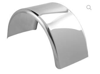 Hogebuilt-2706-Single Axle Fenders. SS Mirror Shine-80 in. (Pair), (product_type), (product_vendor) - Nick's Truck Parts
