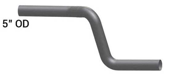 IH-0607C3-5in.3-Bend OD/OD Pipe ALZ, (product_type), (product_vendor) - Nick's Truck Parts