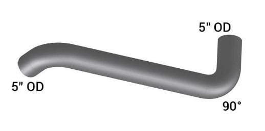 IH-118C1-5in.2-Bend OD/OD Pipe ALZ, (product_type), (product_vendor) - Nick's Truck Parts