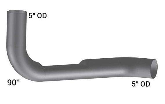 IH-1803C1-5in. 2-Bend OD/OD Flat, (product_type), (product_vendor) - Nick's Truck Parts