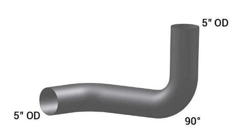 IH-845C1-90 Degree Elbow, 5in. OD/OD, (product_type), (product_vendor) - Nick's Truck Parts