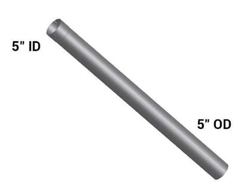 KW-90561C-STACK STRAIGHT,5in.X 61 ID/OD Chrome, (product_type), (product_vendor) - Nick's Truck Parts