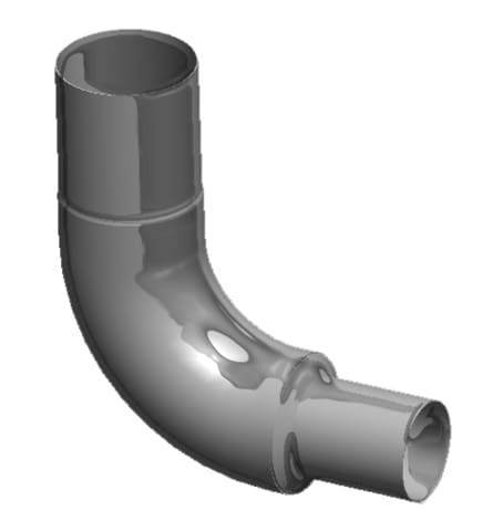 Lincoln Chrome-FL07-E6015B-1103-Freightliner Chrome Elbow, (product_type), (product_vendor) - Nick's Truck Parts