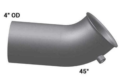 MK-21783P4-Elbow,4in. 45 Deg OD/Flare Pyro Alz, (product_type), (product_vendor) - Nick's Truck Parts
