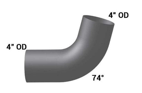 MK-22013-Elbow,4in. 74 Deg OD/OD Alz, (product_type), (product_vendor) - Nick's Truck Parts