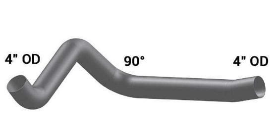 MK-32612-4in. 4-Bend OD/OD Pipe Alz, (product_type), (product_vendor) - Nick's Truck Parts