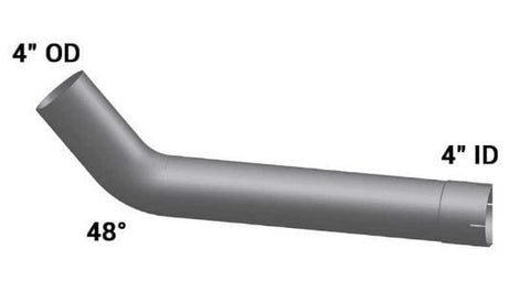 MK-33092-Elbow,4in. 48 Deg ID/OD Alz, (product_type), (product_vendor) - Nick's Truck Parts