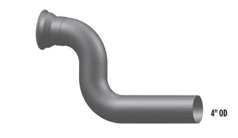 MK-41112M2-4in. 2-Bend OD/5in. Flare Pipe, (product_type), (product_vendor) - Nick's Truck Parts