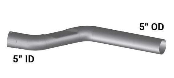 MK-4991M-5in. 2-Bend OD/ID Flat Alz, (product_type), (product_vendor) - Nick's Truck Parts