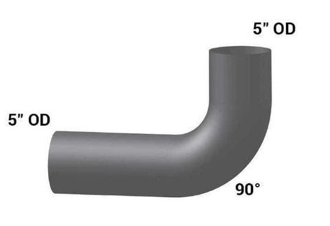PB-1510-009-90 Degree Elbow 5in. OD ALZ, (product_type), (product_vendor) - Nick's Truck Parts