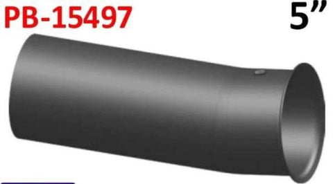 PB-15497-5in. 1 Bend, Turbo Pipe, ALZ, (product_type), (product_vendor) - Nick's Truck Parts