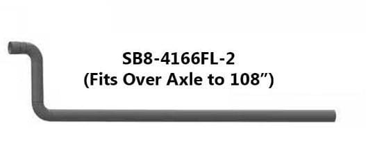 SB8-4166FL-2-4in. 2-Bend ID/OD Ext ALZ, (product_type), (product_vendor) - Nick's Truck Parts