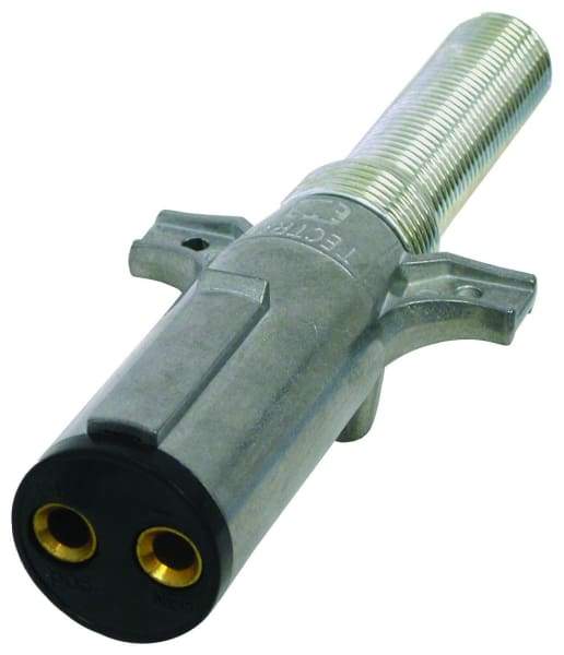 Tectran-670-19SG-Dual Pole Tailgate Connector-Plug Assembly with  Spring guard-Screw Termination, (product_type), (product_vendor) - Nicks Truck Parts