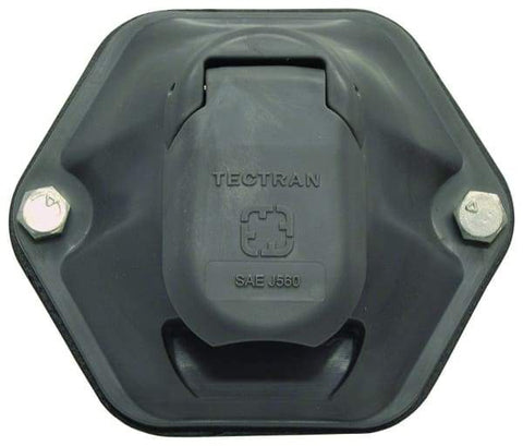 Tectran-670P-7200*-7-Way Poly Sockets with  Circuit Breakers, (product_type), (product_vendor) - Nicks Truck Parts