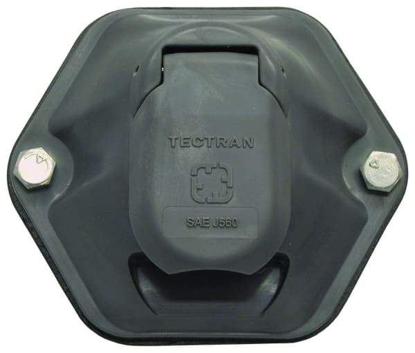 Tectran-680P-7230-7-Way Poly Sockets with  Circuit Breakers, (product_type), (product_vendor) - Nicks Truck Parts