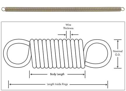 Tectran-913-Hose Support Springs, (product_type), (product_vendor) - Nicks Truck Parts