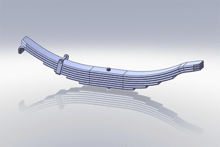 TRA-2705- Binkley 7 Leaf Trailer Spring, (product_type), (product_vendor) - Nick's Truck Parts