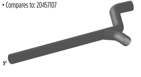 VG-7107-5in. 3-Bend OD/OD/OD Y-Pipe ALZ, (product_type), (product_vendor) - Nick's Truck Parts