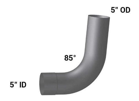 WS-3440C-Elbow ,5in. 85 Deg ID/OD Chrome, (product_type), (product_vendor) - Nick's Truck Parts