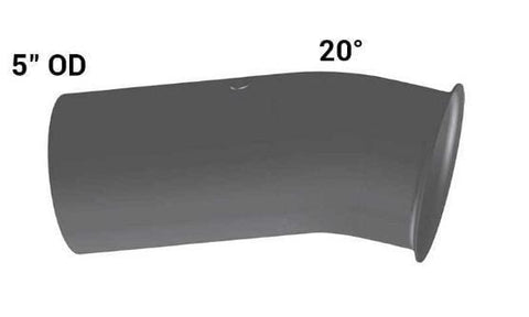 WS-3520-Elbow 5in. 20 Degree OD/Flare Pyro ALZ, (product_type), (product_vendor) - Nick's Truck Parts