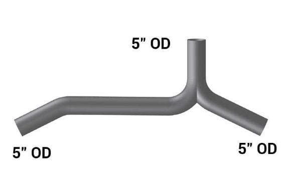 Grand Rock- WS-3542-3in-Bend OD/OD/OD Y-Pipe ALZ | Nick's Grand Rock- WS-3542-3in-Bend OD/OD/OD Y-Pipe ALZ | Nick's